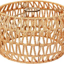 Alternative view of Special LUCORUSC Hanging Light Lamp Shades Boho Rattan Lamp Shades