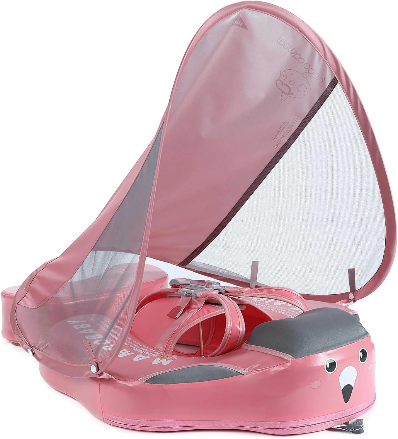 Special Mambobaby Float Self-Inflating Baby Pool Floats Hammock with Canopy, Compressible Folding Baby Floating Bed - Image 3