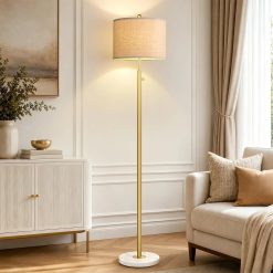 Special Nintiue Dimmable Gold Floor Lamp