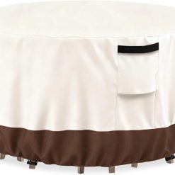 Special Outdoor Round Table Cover Waterproof Patio Furniture Covers, Patio Round Table Chair Set Covers