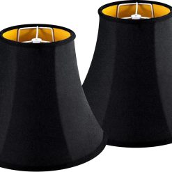 Alternative view of Special White Bell Lamp Shades Set of 2 Medium Shade 6.7“Top x 13“Bottom x 10“High(Spider) Traditional Lampshade