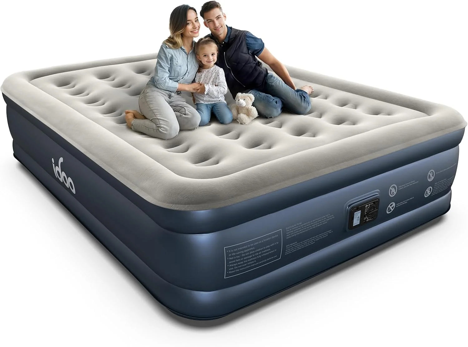 Special Queen Air Mattress with Built in Pump, 18 Raised Comfort Inflatable Blow up Mattress, Upgraded Support Structure - Image 4