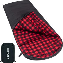 Alternative view of Special HiZYNICE Cold Weather Sleeping Bag 100% Cotton Flannel XXL for Adults Big and Tall, Free Compression Sack
