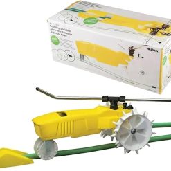 Special Rain Train 13, 500 Square Feet Cast Iron Outdoor Lawn Traveling Water Sprinkler for Yard