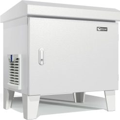 Special HQUA Pond Aerator Pump Cover Cabinet, Weatherproof Outdoor Protection System with Cooling Fan