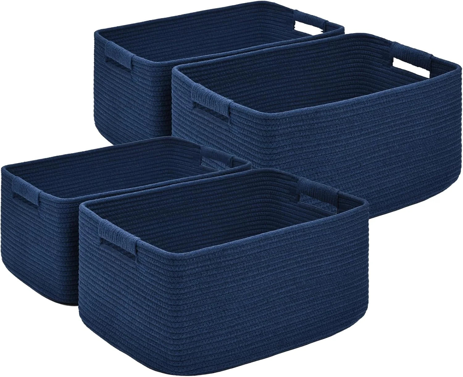 Special 2 Pack Large Storage Basket for Organizing, 17.5x13x7 Woven Basket for Shelves, Closet Cube Storage Bins - Image 16