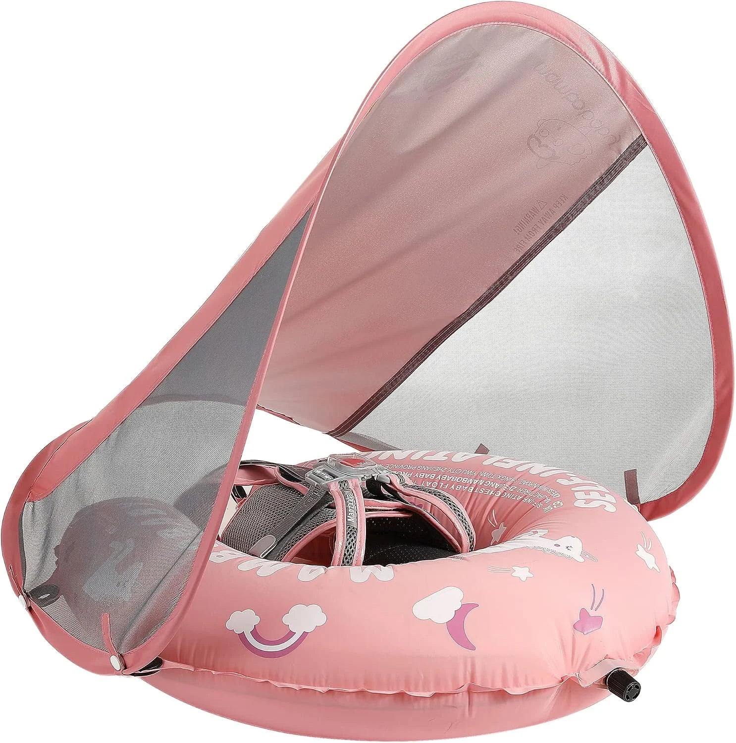 Special Mambobaby Float Self-Inflating Baby Pool Floats Hammock with Canopy, Compressible Folding Baby Floating Bed - Image 15