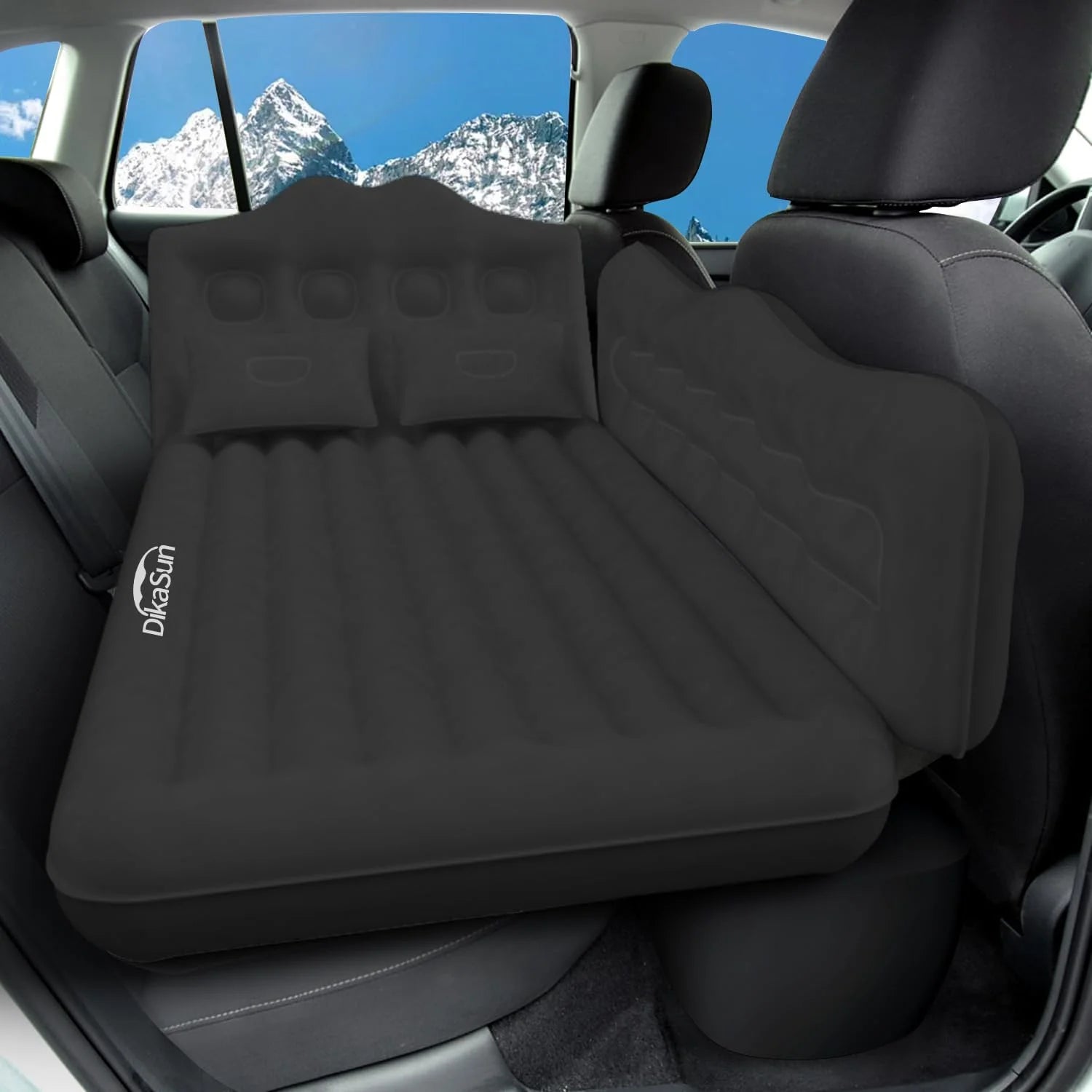 Special DikaSun Car Air Mattress, Inflatable SUV Truck Camping Mattress for Back Seat, Thickened Travel Car Bed Sleeping Pad - Image 3