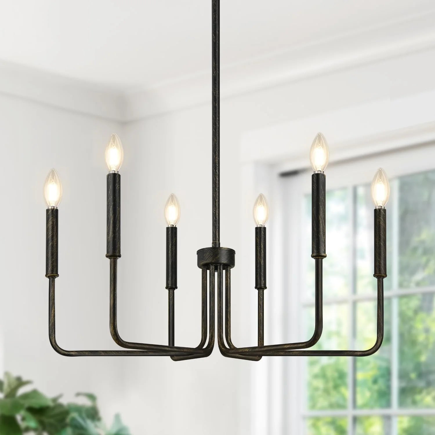 Special 6-Light Farmhouse Chandelier for Dining Room Lighting Fixtures Hanging - Image 9