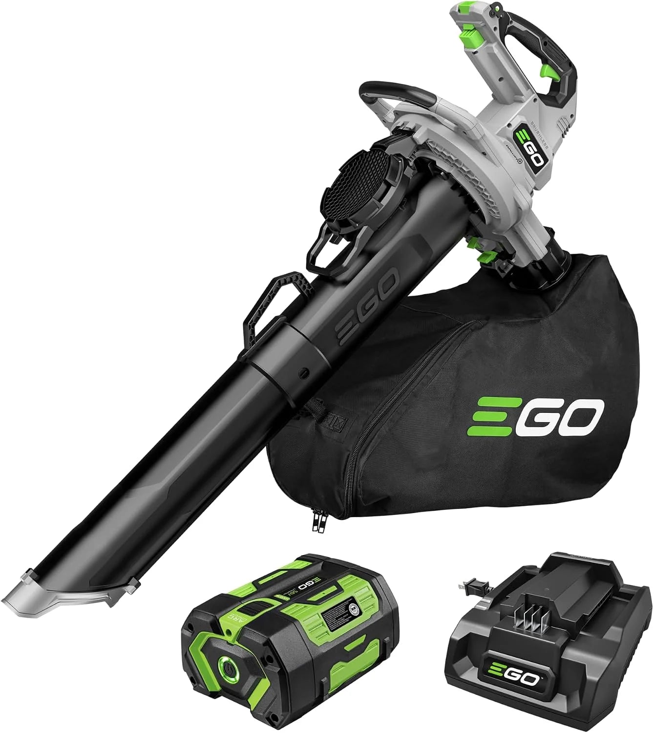 Special EGO Power+ LV5000 Leaf Vacuum and Mulcher with 500 CFM Blower, Battery and Charger Not Included