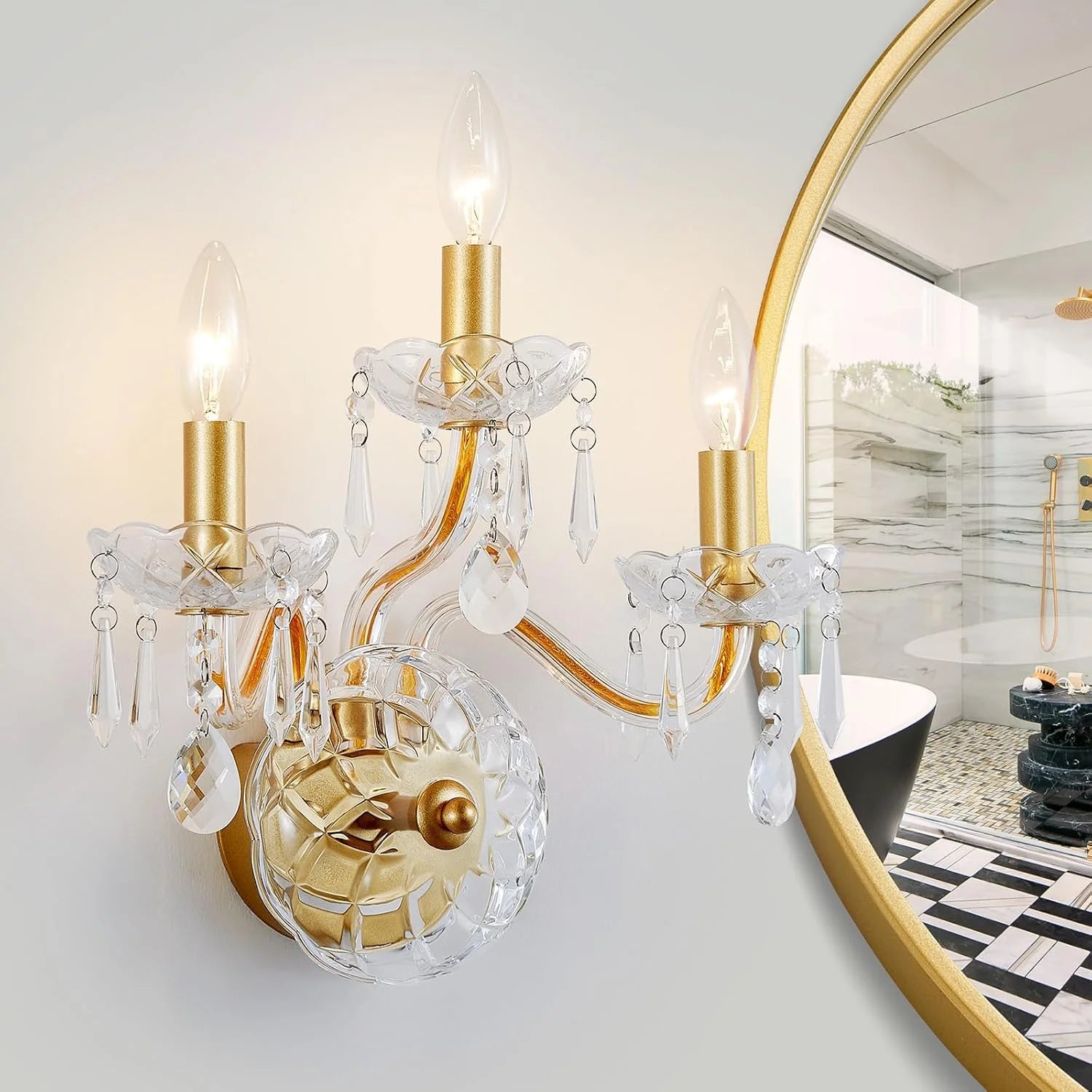 Special 5-Light Crystal Candle Chandelier Pendant Ceiling Light Modern Lighting Fixture for Bedroom Hallway Bar Kitchen - Image 13