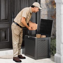 Special 35 Gallon Waterproof Outdoor Deck Box W/Locking Hole