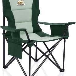 Special Oversized Heavy Duty Camping Chairs 2 Pack, 450 LBS Support Extra Wide Folding Portable Outdoor Chair