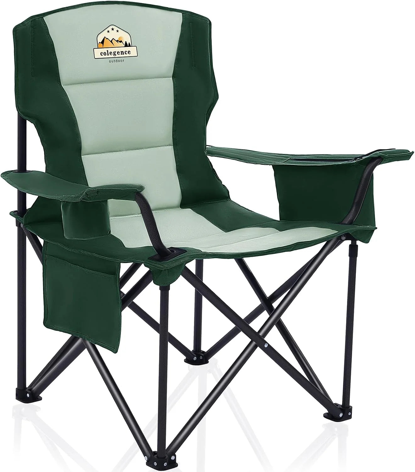 Special Oversized Heavy Duty Camping Chairs 2 Pack, 450 LBS Support Extra Wide Folding Portable Outdoor Chair
