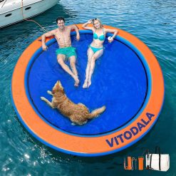 Special Water Hammock Heavy Duty, Large Pool Float Lake Floats for Adult, Round Inflatable Water Hammock