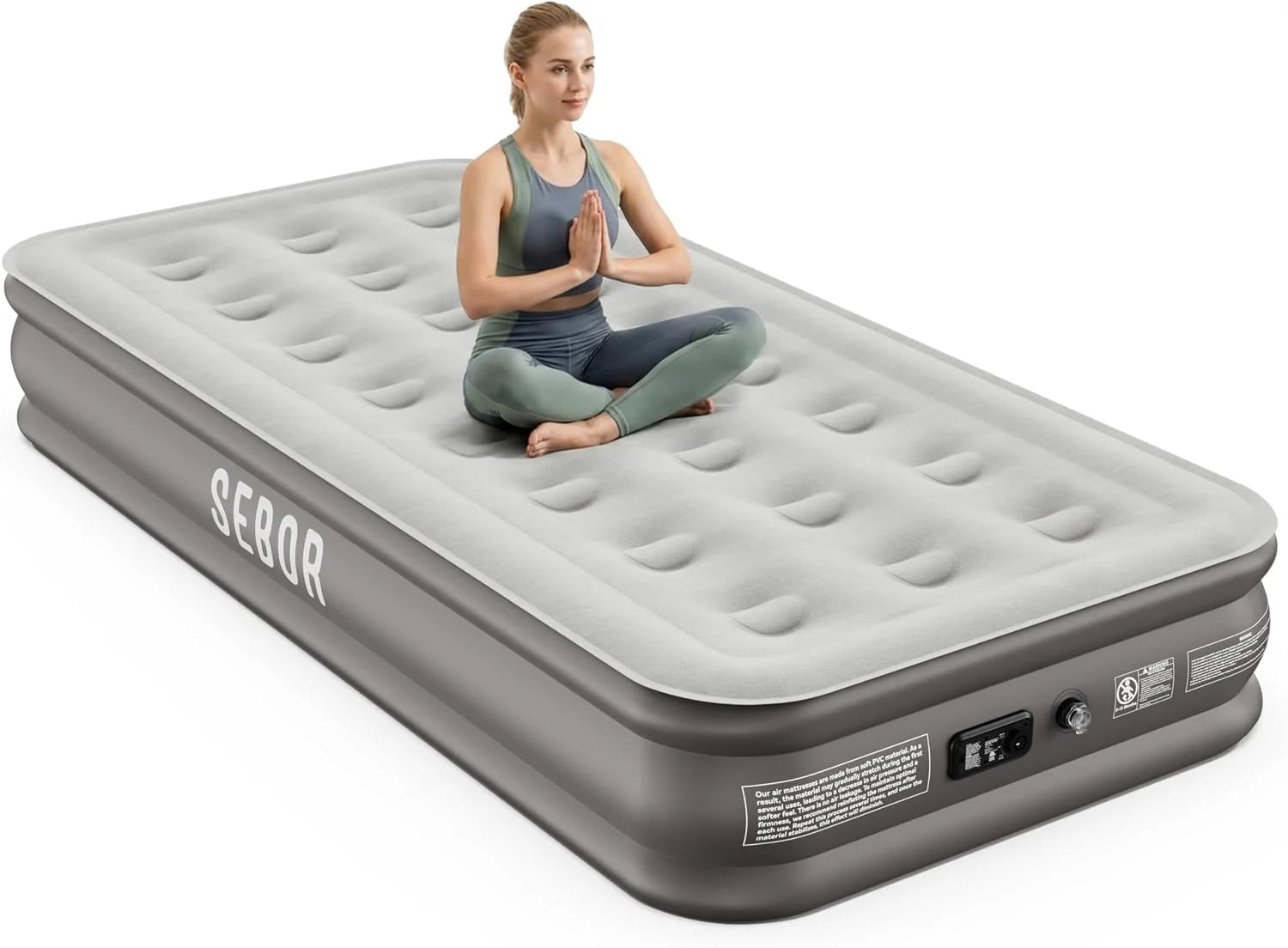 Special Air Mattress Queen with Built-in Pump 18, Comfortable Self-Inflating Blow up Mattress with High-Speed Pump - Image 8