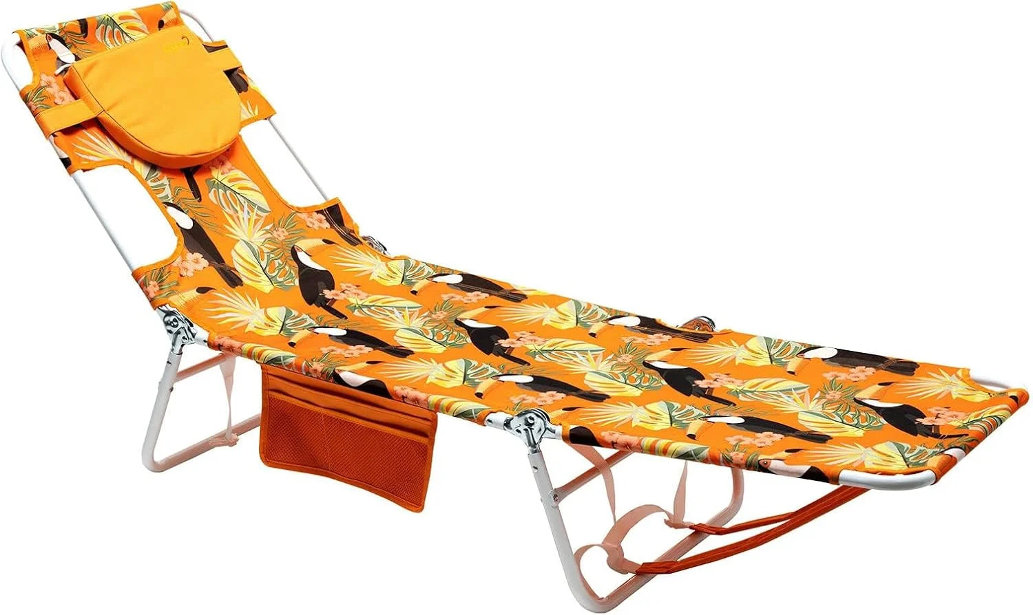 Special Lay Flat Tanning Chair, Face Down Lounger, 5-Position Reclining, Heavy-Duty 300 lb Capacity - Image 9