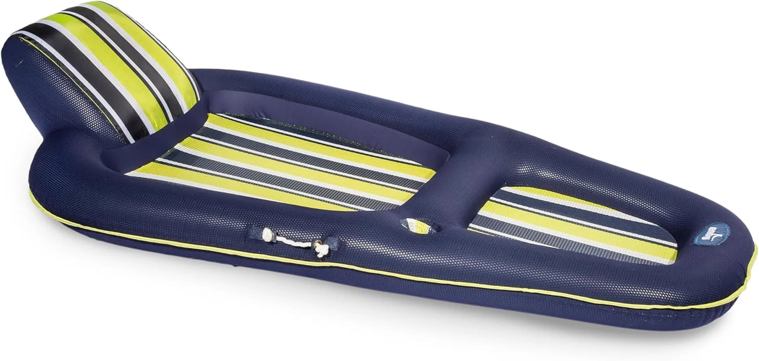 Special Aqua Luxury Water Pool Lounge, Extra Large, Inflatable Pool Floats for Adults with Headrest - Image 4