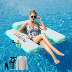 Special CALOBANA Inflatable Floating Chair, Heavy Duty Pool Floats Adult Lounger with Cup Holder