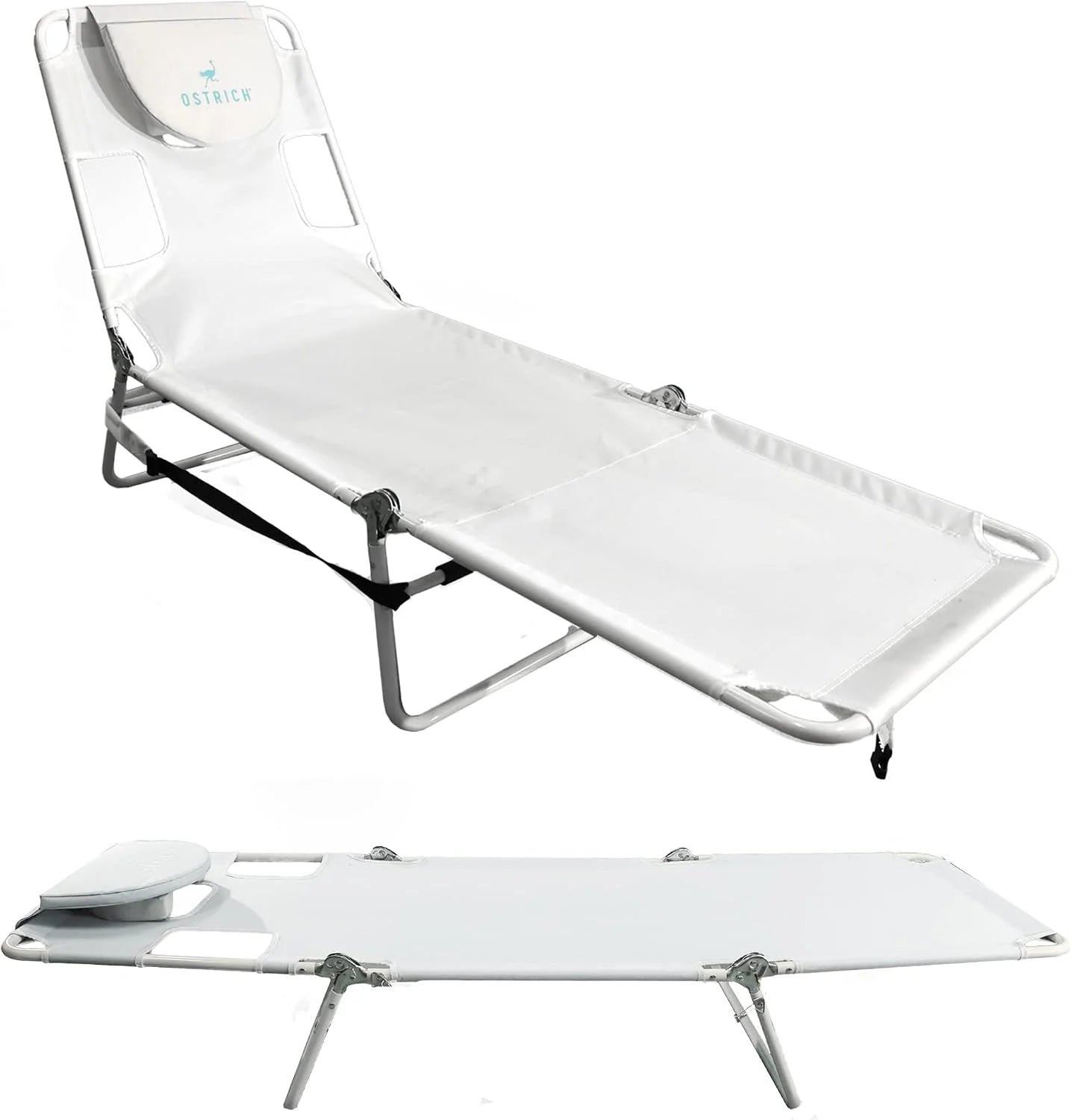 Special Ladies Comfort Lounger with Chest Support, Foldable and Portable Reclining Outdoor Patio Beach Lawn Camping - Image 2