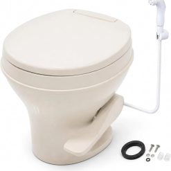 Alternative view of Special SEAFLO RV Toilet, 18.4 Residential Height, Fits Most RVs (9.5 Rough-In), 2-Bolt Mount, SFRTPH-01-01