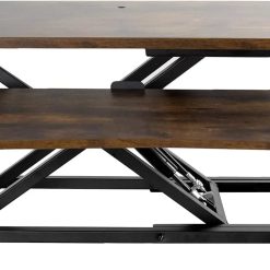 Special 32 inch Desk Converter, K Series, Height Adjustable Sit to Stand Riser, DESK-V000K