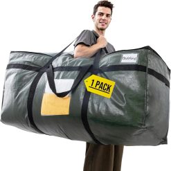 Special TAILI 2 Pack 69 Gallon Extra Large Storage Bags with Visible Window,Blue