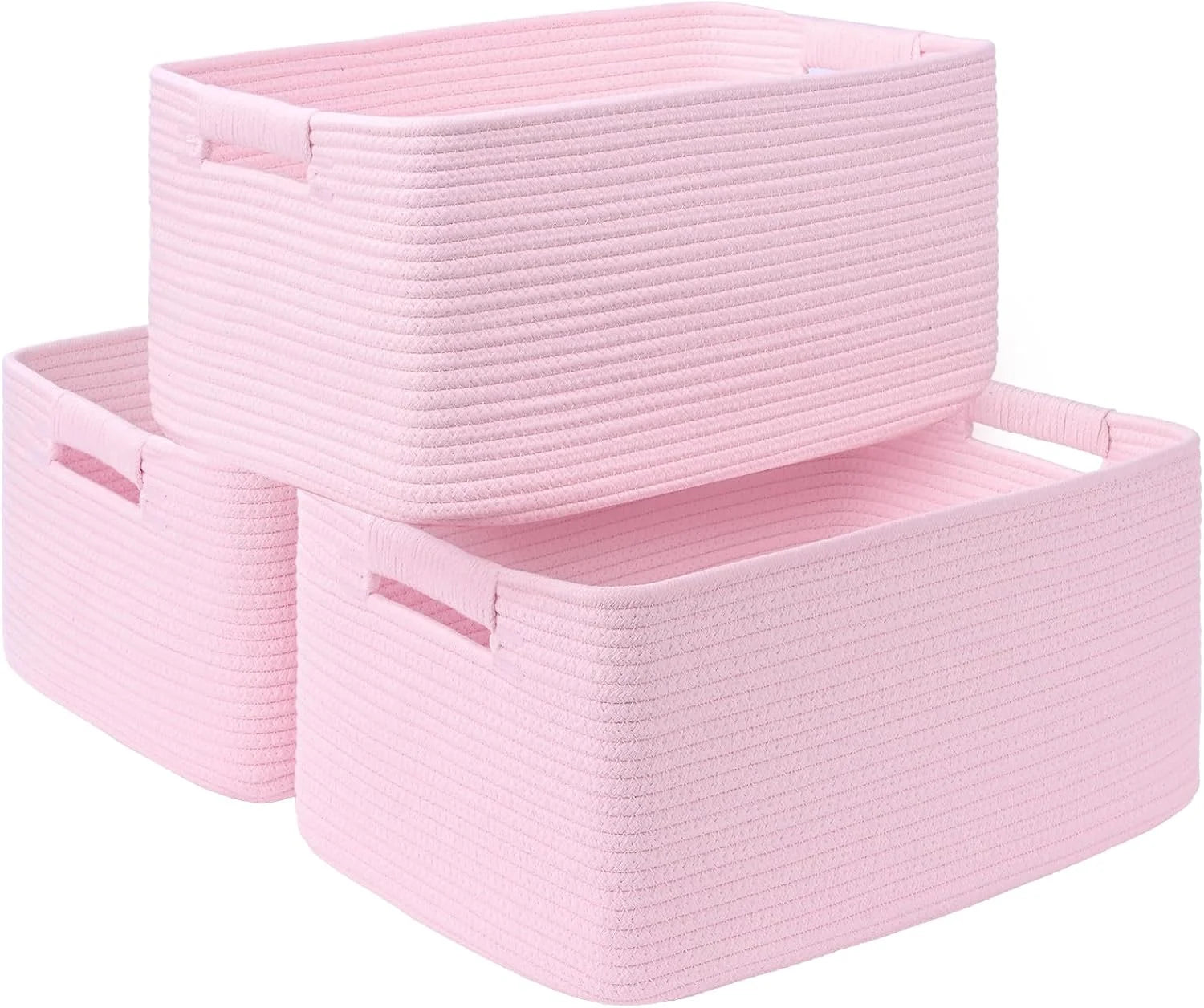 Special 2 Pack Large Storage Basket for Organizing, 17.5x13x7 Woven Basket for Shelves, Closet Cube Storage Bins - Image 19