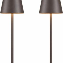 Special Yogaret 4 Pack Gold Rechargeable Led Cordless Table Lamps