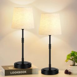 Alternative view of Special Cordless Table Lamps Set of 2 ¨C Battery Operated Lamp with 7500mAh Rechargeable Battery, Dimmable, Bulb Included