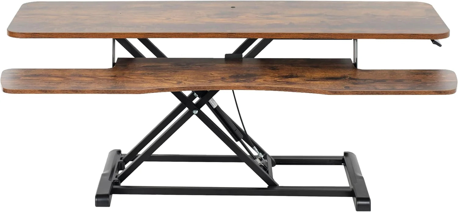 Special 32 inch Desk Converter, K Series, Height Adjustable Sit to Stand Riser, DESK-V000K - Image 18