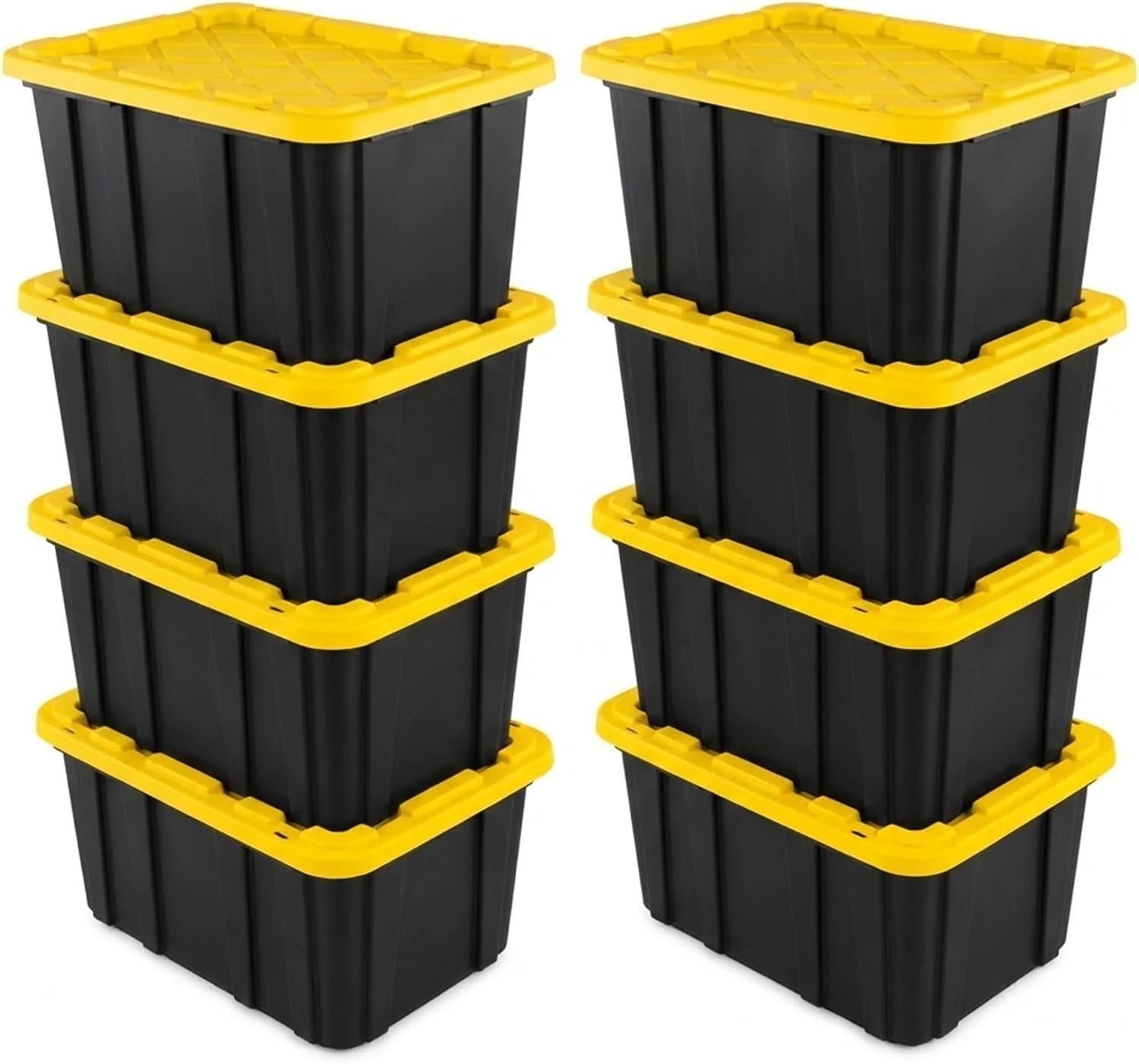 Special Sterilite 4-Pack 27 Gallon Industrial Storage Tote, Heavy-Duty Plastic Bins - Image 4