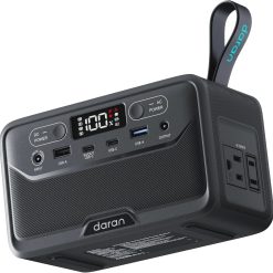 Special Portable Power Station 89.6Wh LiFePO4 Battery, Solar Power Bank with AC Outlet 100W/110V