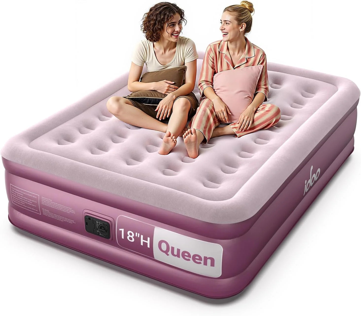 Special Queen Air Mattress with Built in Pump, 18 Raised Comfort Inflatable Blow up Mattress, Upgraded Support Structure - Image 9