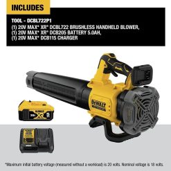 Special 20V MAX* XR Leaf Blower, 125-MPH, 450-CFM (DCBL722P1)