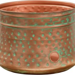 Special Garden 1917-G Hose Pot, Hammered, Patina