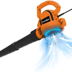 Special Grasstigon Electric Leaf Blower Corded, 7-Amp, 390CFM/ 210MPH, 2 Speed Modes, Powerful Lightweight Handheld Blowers for Lawn Care