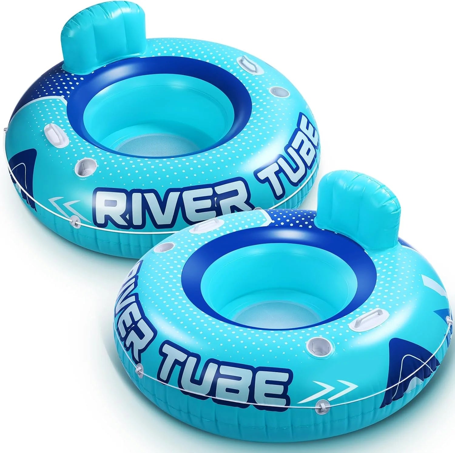 Special Glimin 2 Pcs Green Blue 53 Heavy Duty River Tube Float Inflatable Pool Floating Tube for Adult Large River Raft Water - Image 3