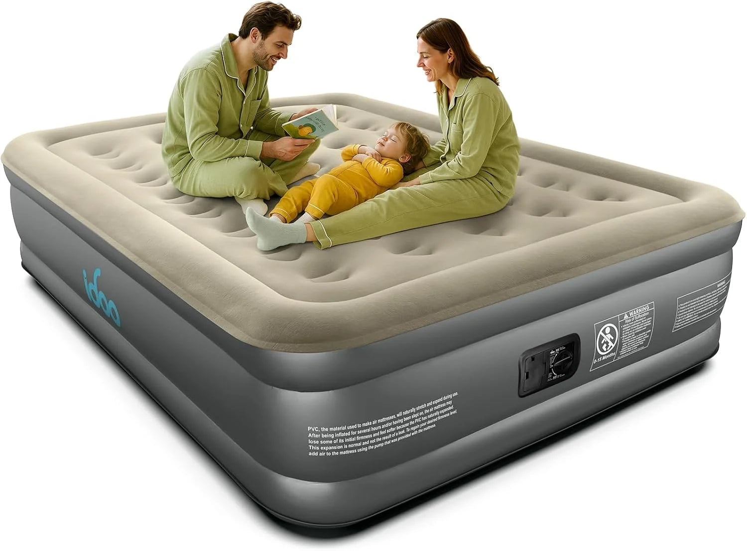 Special Queen Air Mattress with Built in Pump, 18 Raised Comfort Inflatable Blow up Mattress, Upgraded Support Structure - Image 8