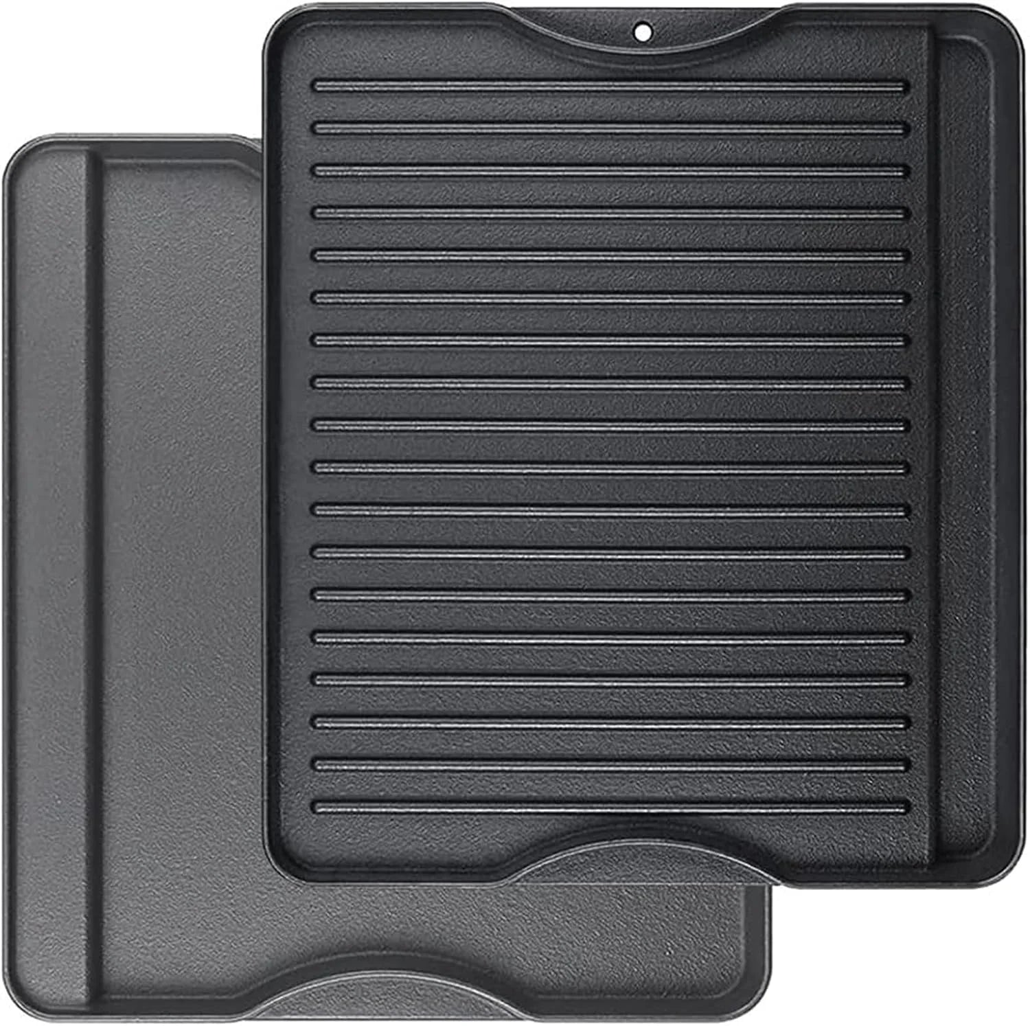 Special 25 x 16 Pre-Seasoned Nonstick Cast Iron Griddle for Gas & Charcoal Grills, Universal Flat Top with Grease Groove - Image 16