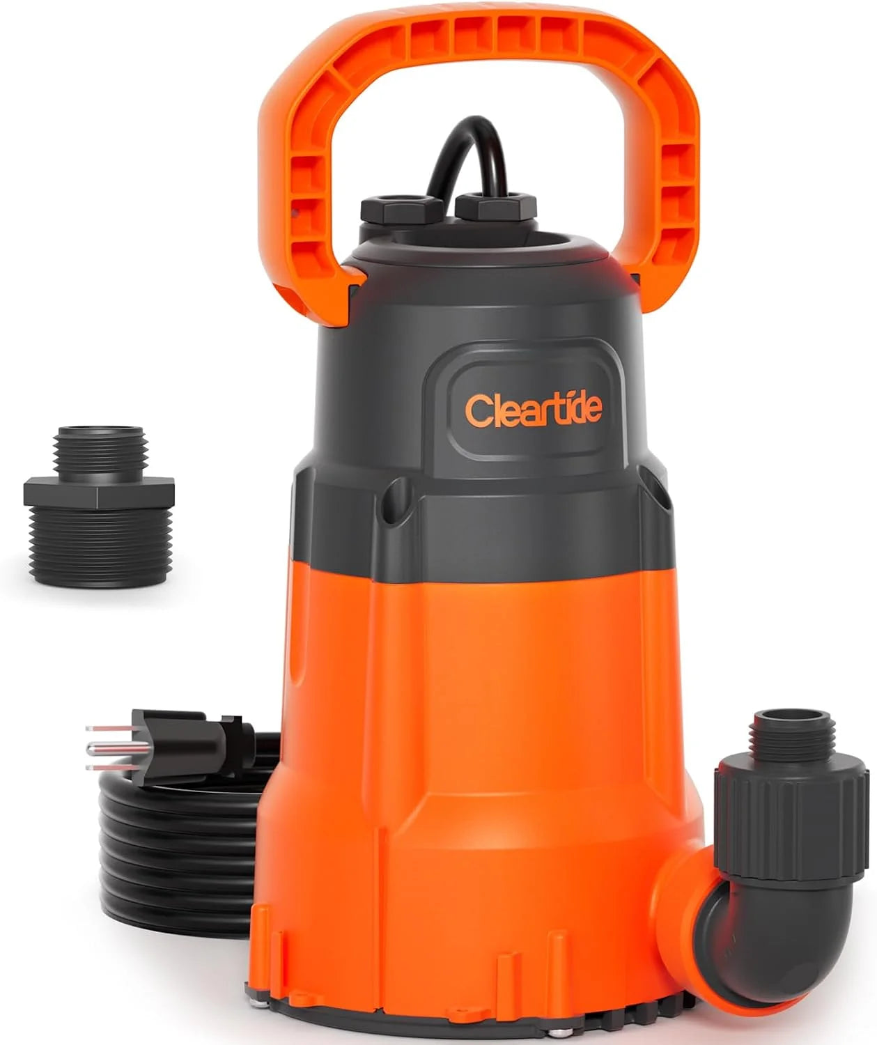 Special 1/3 HP Submersible Utility Pump, 2790 GPH High Flow, Portable Sump Pump with Auto Water Sensor - Image 3