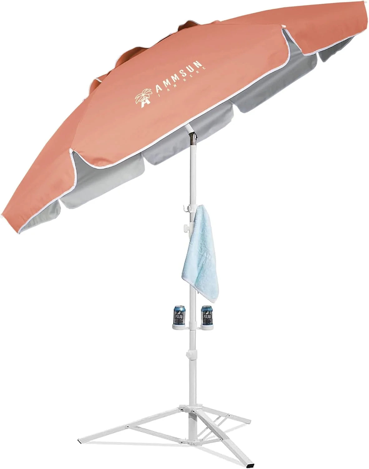 Special Shade Umbrella, Premium Portable Umbrella with Stand, 6.5ft Lightweight Free Standing Canopy for Sporting Games - Image 5