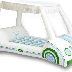 Special Giant Inflatable Luxury Golf Cart Pool Float, Two Cup Holders