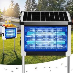 Special Solar Bug Zapper Outdoor, 4500V Solar Mosquito Zapper for Outdoor & Indoor, 1/2 Acre Coverage Cordless Rechargeable