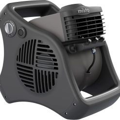 Special Lasko Misto Outdoor Misting Blower Fan, for Sports, Camping, Decks & Patios, 3 Speeds, 15, Black, 7050
