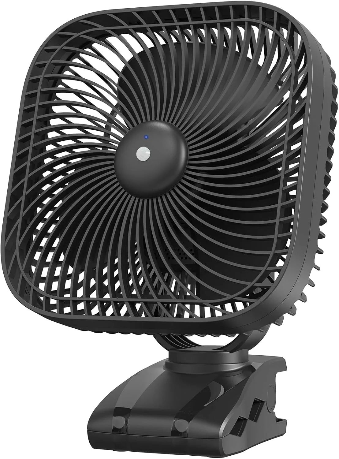 Special 20000mAh Rechargeable Portable Clip-on Fan, Battery Operated, Last 78 Hrs, 4 Speeds with Light & Hook
