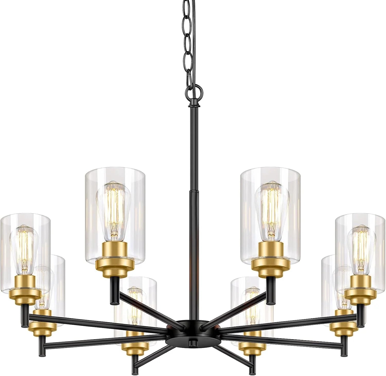 Special 33.5” Dia 8-Light Chandelier for Dining Room Kitchen Island - Image 5