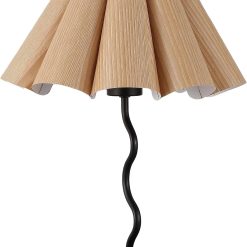 Alternative view of Special Pleated Table Lamp, Modern Lamp for Bedroom Home Office Decor