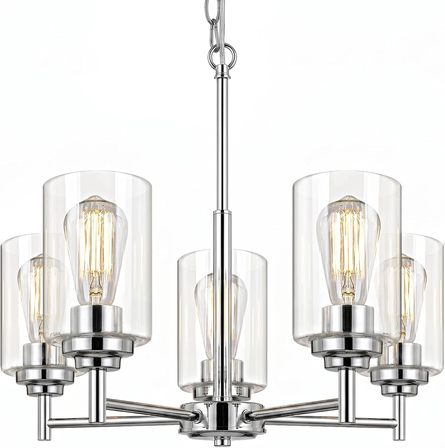 Special 33.5” Dia 8-Light Chandelier for Dining Room Kitchen Island - Image 8