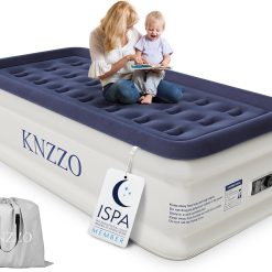 Alternative view of Special Twin Air Mattress with Built-in Pump, 18 Top Inflatable Mattress with Waterproof Flocking Fabric